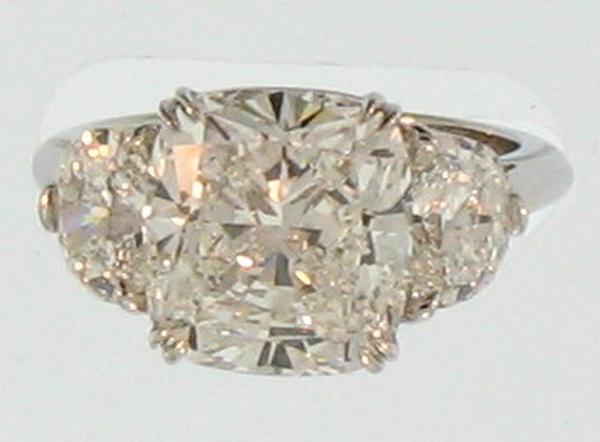 View PT Cushion Diamond/Half Moon Diamond